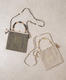 《IMAYIN》ビーズショルダーバッグ
