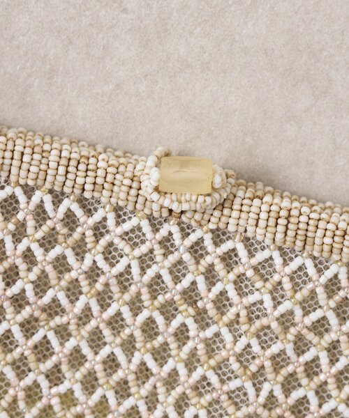 BEARDSLEY（ビアズリー）の「《IMAYIN》ビーズショルダーバッグ（ショルダーバッグ・レディース・ベージュ/ブラック・FREE）」の15枚目の写真