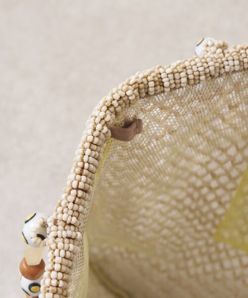 BEARDSLEY（ビアズリー）の「《IMAYIN》ビーズショルダーバッグ（ショルダーバッグ・レディース・ベージュ/ブラック・FREE）」の20枚目の写真