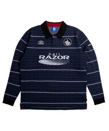 Hellrazor（ヘルレイザー）の「Hellrazor UMBRO HELLRAZOR F.C 25-26 KIT（ヘルレイザー アンブロ ヘルレイザー F.C 25-26 KIT）（Tシャツ/カットソー）」