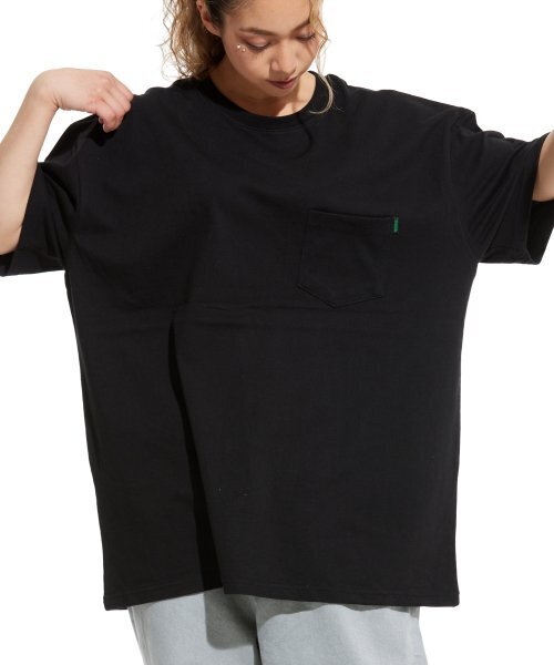 CREAM SODA LAB（クリームソーダラボ）の「オーバーサイズ無地ポケット半袖Tシャツブラック（Tシャツ/カットソー・メンズ・その他・LARGE/MEDIUM/X-LARGE）」の13枚目の写真
