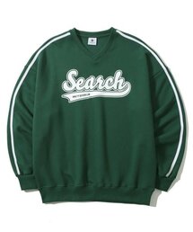 SEARCH410（サーチ410）の「Vネックトラックスウェットシャツグリーン（スウェット）」