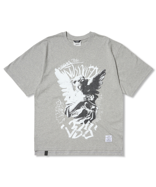STIGMA(スティグマ)の「Angel Oversized Short Sleeves T-Shirts Gray(Tシャツ/カットソー・メンズ・その他・LARGE/MEDIUM/X-LARGE)」の1枚目の写真