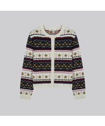 Wool nordic knit cardigan [FRFA03CD02]_2color