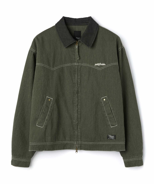 WMC(ダブリューエムシー)の「ウェスタンワークジャケット_カーキ(ブルゾン・メンズ・カーキ・MEDIUM/LARGE/X-LARGE)」の2枚目の写真