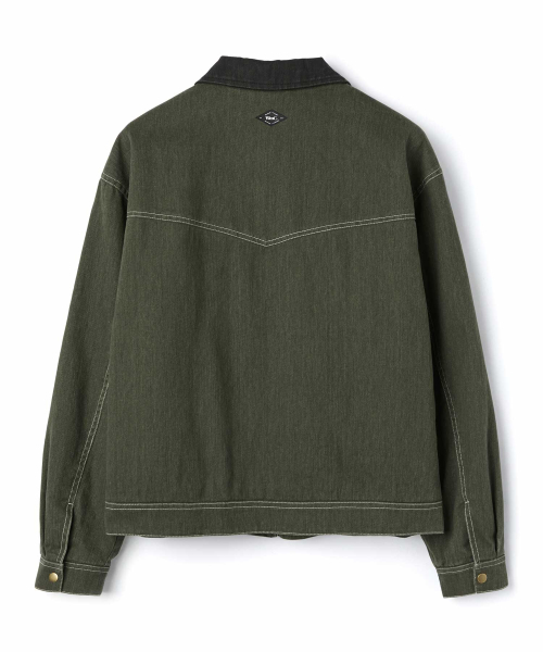 WMC(ダブリューエムシー)の「ウェスタンワークジャケット_カーキ(ブルゾン・メンズ・カーキ・MEDIUM/LARGE/X-LARGE)」の3枚目の写真
