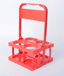 Mignonjour（ミニョンジュール）の「FReePLACe/折りたたみ ドリンクバスケット ドリンクケース X12708（グラス/マグカップ/タンブラー）」