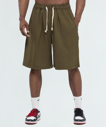 LOFIX（ロフィックス）の「バルーンショートパンツ（カーキ）（スウェットパンツ）」