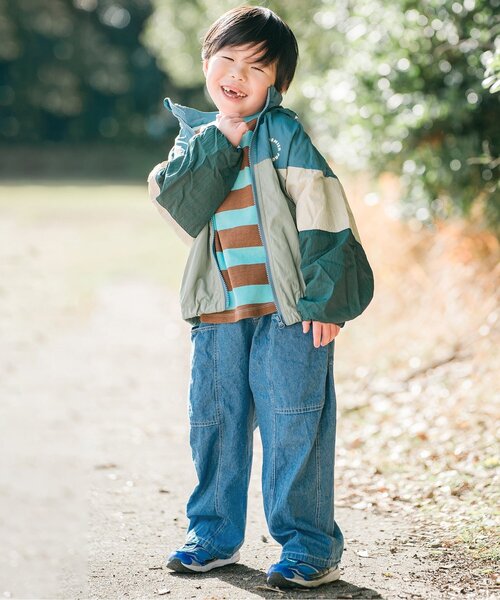 p.premier（ピードットプルミエ）の「切替デザインワイドパンツ_ジュニア対応（その他パンツ・キッズ・ブルー/レッド/インディゴブルー/イエロー・80/90/100/110/120/130/140）」の8枚目の写真