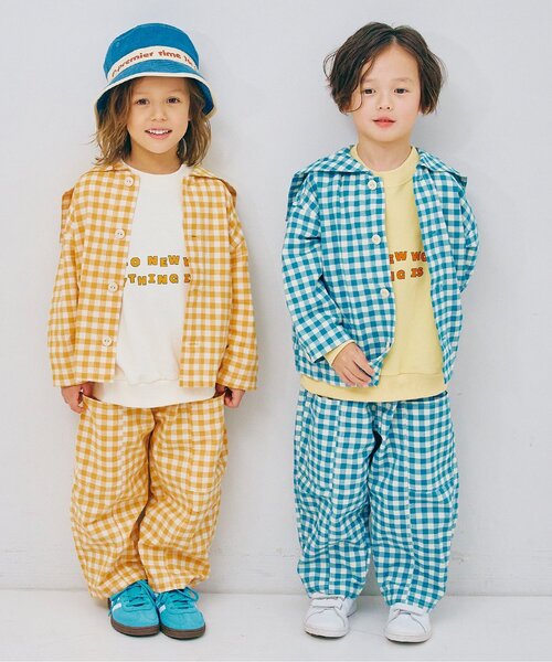 p.premier（ピードットプルミエ）の「切替デザインワイドパンツ_ジュニア対応（その他パンツ・キッズ・ブルー/レッド/インディゴブルー/イエロー・80/90/100/110/120/130/140）」の15枚目の写真