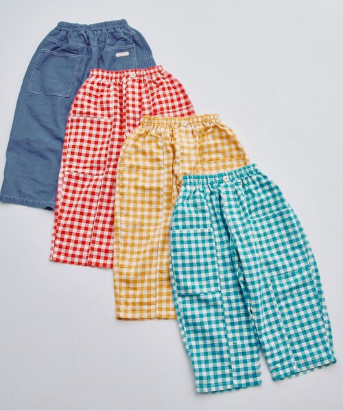 p.premier（ピードットプルミエ）の「切替デザインワイドパンツ_ジュニア対応（その他パンツ・キッズ・ブルー/レッド/インディゴブルー/イエロー・80/90/100/110/120/130/140）」の18枚目の写真