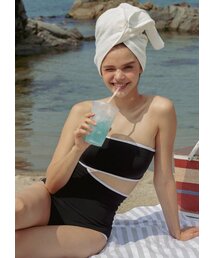 FLORIDA TICKET（フロリダチケット）の「トップスワンピース水着_ブラック（水着）」