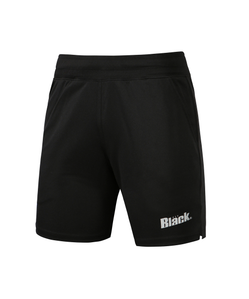 BLACK MONSTER FIT(ブラックモンスターフィット)の「ブラックシルバーレタリングニットショートパンツ (BLACK) / BM190403(その他パンツ・メンズ・その他・MEDIUM/LARGE/X-LARGE/XX-LARGE/XXX-LARGE)」の2枚目の写真