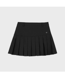 Panel Pleat Skirt (Black)