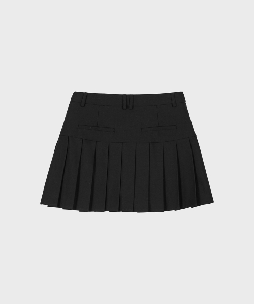 ALKI ALKA(アルキアルカ)の「Panel Pleat Skirt (Black)(スカート・レディース・ブラック・SMALL/MEDIUM)」の3枚目の写真