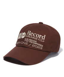 sacred bone records キャップ RECORD BALL CAP-CINNAMON（キャップ）｜SUKU（スク）のファッション