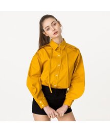 WunderGeist（ワンダーガイスト）の「ビショップスリーブストリングブラウス（マスタード）（シャツ/ブラウス）」