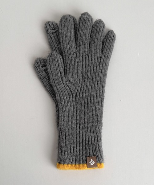 CANAL JEAN（キャナルジーン）の「El mar　ホールタッチバイカラーグローブ（手袋・レディース・ベージュ/グレー・ONE SIZE）」の11枚目の写真