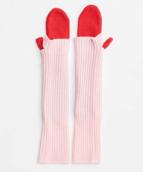Layered Knit Glove/レイヤードニットグローブ（手袋）｜MAISON