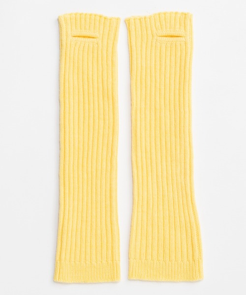 MAISON SPECIAL(メゾンスペシャル)の「Layered Knit Glove/レイヤードニットグローブ(手袋・レディース・グレー/ブラック/レッド・FREE)」の5枚目の写真