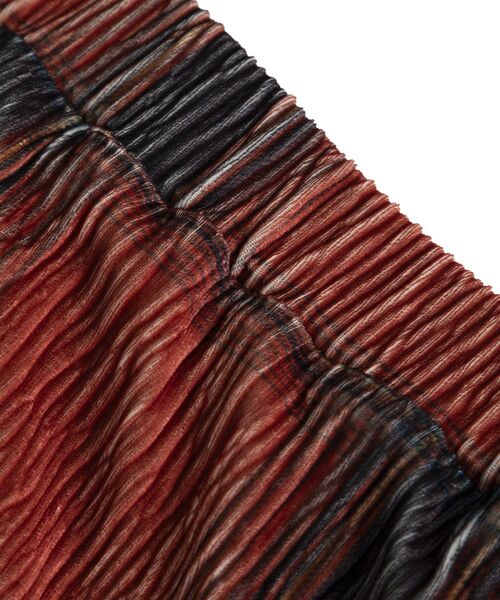 Green Parks(グリーンパークス)の「楊柳ベロアチェックIラインスカート(スカート・レディース・ネイビー/レッド/ベージュ/ブラック・FREE)」の18枚目の写真