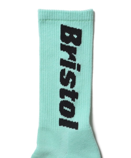 F.C.Real Bristol（エフシーレアルブリストル）の「AUTHENTIC LOGO REGULAR SOCKS（ソックス/靴下・メンズ・ブラック/ホワイト/ライトブルー・MEDIUM/LARGE）」の7枚目の写真