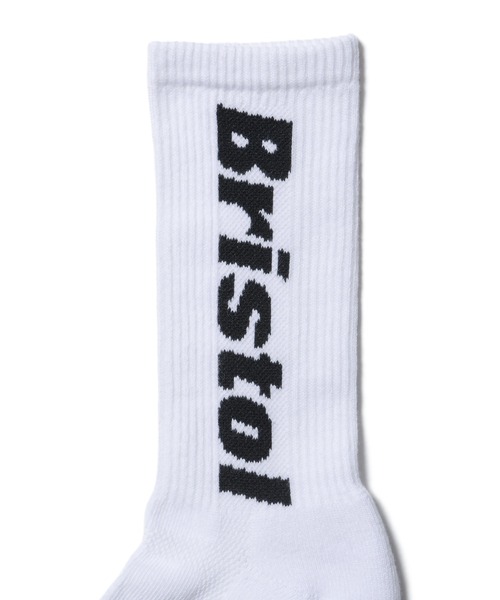 F.C.Real Bristol（エフシーレアルブリストル）の「AUTHENTIC LOGO REGULAR SOCKS（ソックス/靴下・メンズ・ブラック/ホワイト/ライトブルー・MEDIUM/LARGE）」の8枚目の写真