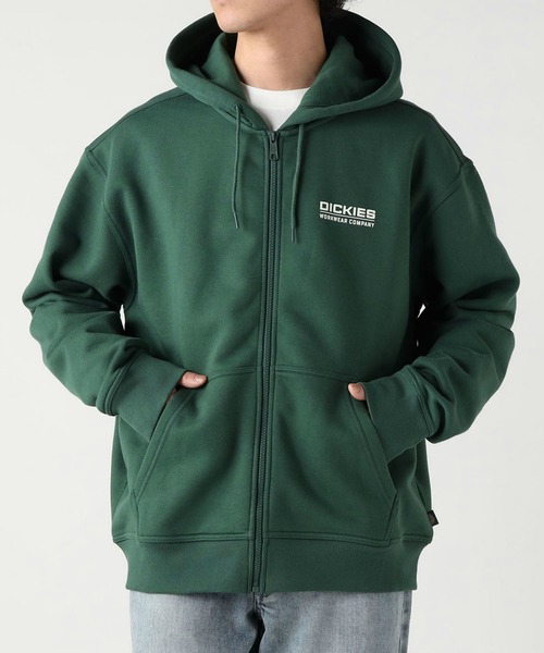 Dickies(ディッキーズ)の「Dickies/ディッキーズ パックプリント スウェットジップパーカー(パーカー・メンズ・グレー/グリーン・SMALL/MEDIUM/LARGE/X-LARGE)」の2枚目の写真