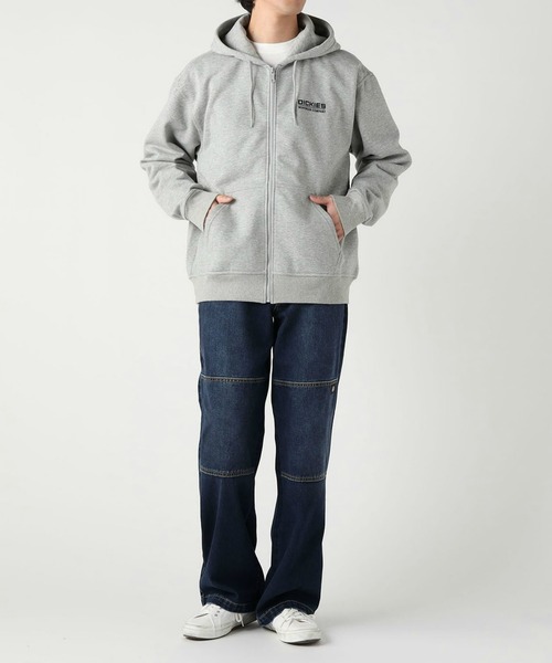 Dickies(ディッキーズ)の「Dickies/ディッキーズ パックプリント スウェットジップパーカー(パーカー・メンズ・グレー/グリーン・SMALL/MEDIUM/LARGE/X-LARGE)」の13枚目の写真
