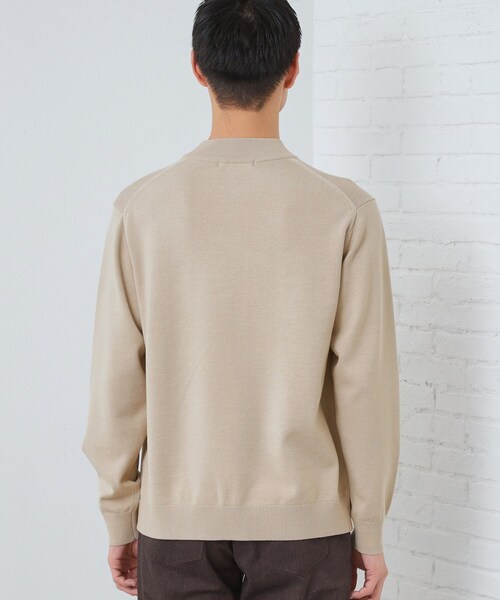 THE SHOP TK (ザ ショップ ティーケー )の「【冬のビジネスシーンに最適】シルキーモックネックニット 洗濯機OK(ニット/セーター・メンズ・ライトベージュ/オフホワイト/チャコールグレー・04/03/02/01)」の18枚目の写真