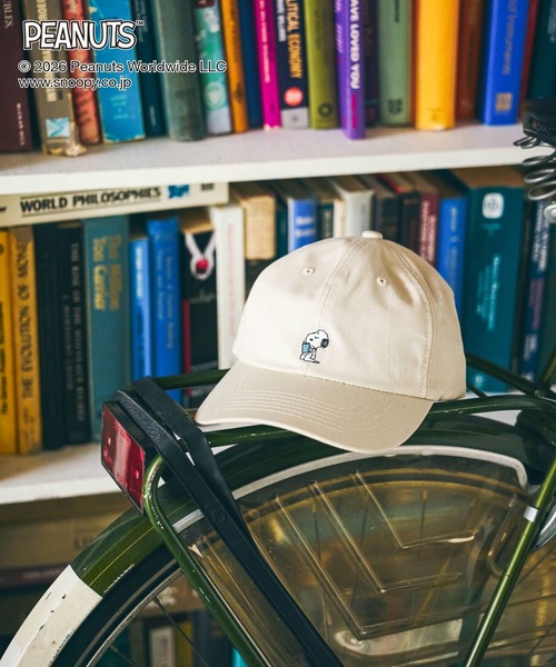 GLOBAL WORK(グローバルワーク)の「PEANUTS/刺繍キャップ/636345(キャップ・キッズ・ブラック/ベージュ・56cm/54cm)」の3枚目の写真