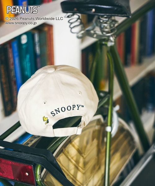 GLOBAL WORK(グローバルワーク)の「PEANUTS/刺繍キャップ/636345(キャップ・キッズ・ブラック/ベージュ・56cm/54cm)」の5枚目の写真