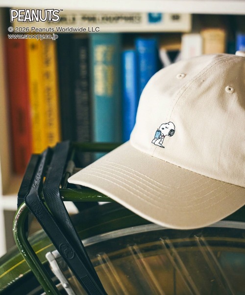 GLOBAL WORK(グローバルワーク)の「PEANUTS/刺繍キャップ/636345(キャップ・キッズ・ブラック/ベージュ・56cm/54cm)」の6枚目の写真