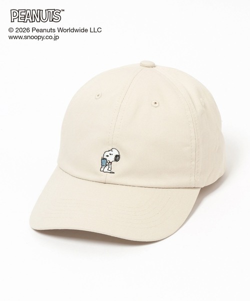 GLOBAL WORK(グローバルワーク)の「PEANUTS/刺繍キャップ/636345(キャップ・キッズ・ブラック/ベージュ・56cm/54cm)」の7枚目の写真