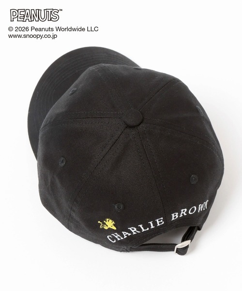 GLOBAL WORK(グローバルワーク)の「PEANUTS/刺繍キャップ/636345(キャップ・キッズ・ブラック/ベージュ・56cm/54cm)」の16枚目の写真