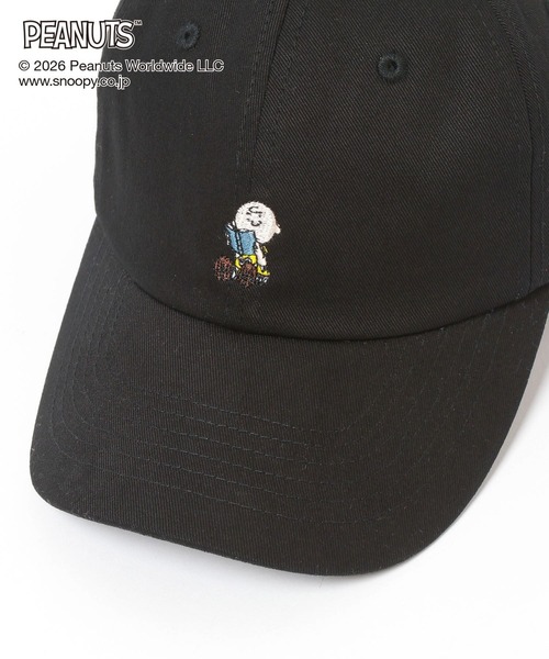 GLOBAL WORK(グローバルワーク)の「PEANUTS/刺繍キャップ/636345(キャップ・キッズ・ブラック/ベージュ・56cm/54cm)」の18枚目の写真