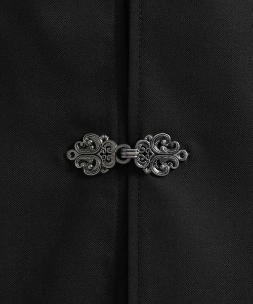 HARE（ハレ）の「YOSEメタルボタンプリーツシャツ(HARE)（シャツ/ブラウス・メンズ・パープル/グレー系その他/ブラック/ホワイト・FREE）」の14枚目の写真