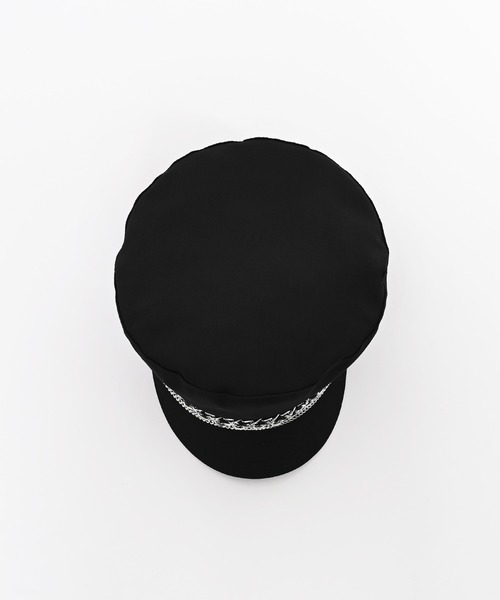 Narcissus(ナルシス)の「チェーンキャスケット(キャスケット・レディース・ブラック・FREE)」の6枚目の写真