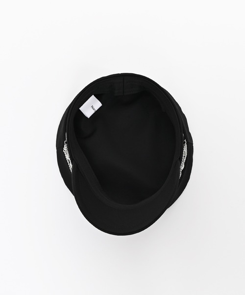 Narcissus(ナルシス)の「チェーンキャスケット(キャスケット・レディース・ブラック・FREE)」の7枚目の写真