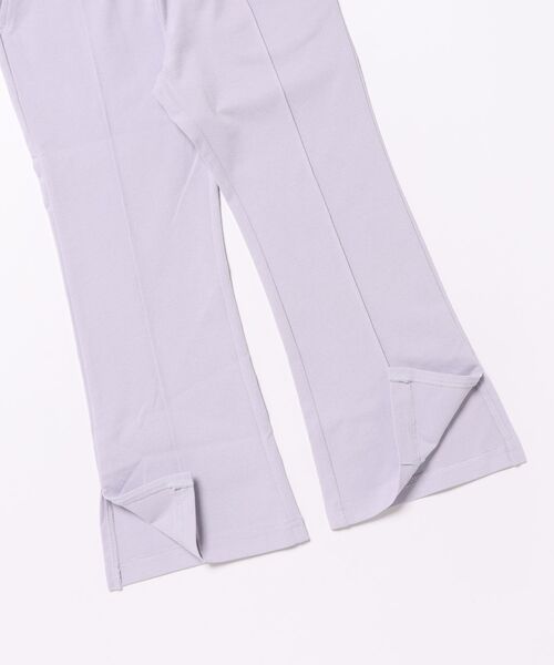 Right-on（ライトオン）の「【VIVIAN BLUE】ストレッチサイドスリットフレアパンツ（その他パンツ・キッズ・ダークグレー/ブラック/ライラック・110/120/130/140/150/160）」の5枚目の写真