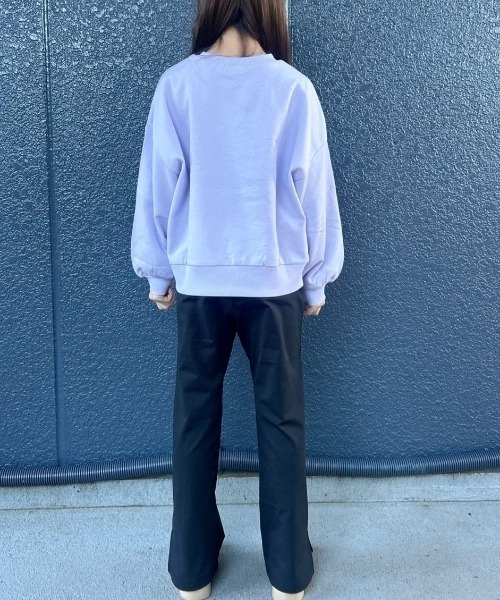 Right-on(ライトオン)の「【VIVIAN BLUE】キッズ ストレッチ サイドスリット フレアパンツ (通園通学 / お着替え簡単 / 洗濯機OK)(その他パンツ・キッズ・ダークグレー/ブラック/ライラック・110/120/130/140/150/160)」の11枚目の写真