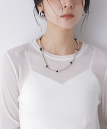 PHILIPPE AUDIBERT＞SP Ball chain ロングネックレス＜Select by EMMEL