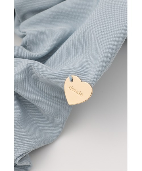 rienda（リエンダ）の「ハートモチーフシュシュ（ヘアゴム・レディース・ピンク/ブルー・FREE）」の5枚目の写真