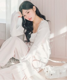 OLIVE des OLIVE | 袖レース配色カーデ(カーディガン/ボレロ)