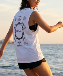 RVCA | 【RVCA/ルーカ】CHAIN RELEASE SFTT/水陸両用　ノースリーブ　マッスルタンク　ラッシュガード(水着)(ラッシュガード)