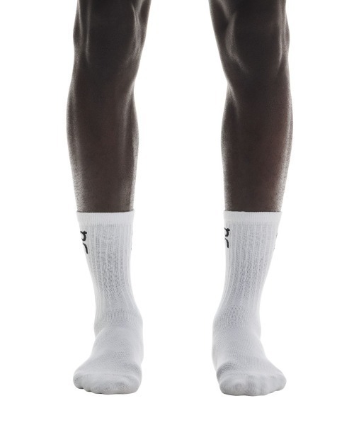 On（オン）の「On Logo Sock High 3P（オン ロゴソックスハイ3P）（ソックス/靴下・メンズ・ホワイト・23.5cm/26cm）」の3枚目の写真