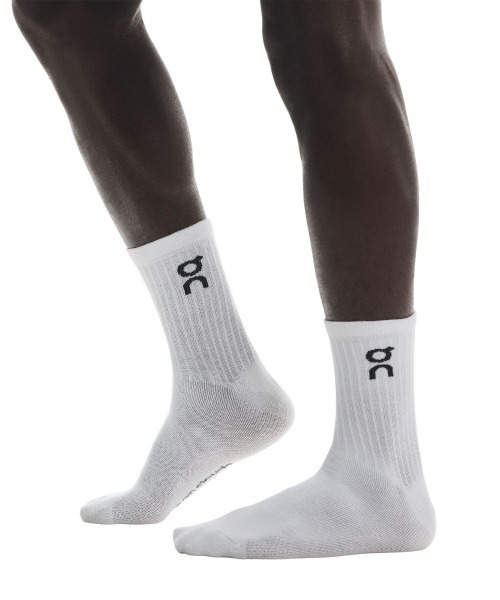 On（オン）の「On Logo Sock High 3P（オン ロゴソックスハイ3P）（ソックス/靴下・メンズ・ホワイト・23.5cm/26cm）」の4枚目の写真