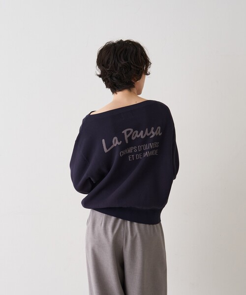 Rouge vif Anna(ルージュヴィフアンナ)の「ラパウザロゴニット(ニット/セーター・レディース・ベージュ/ネイビー・フリー)」の13枚目の写真