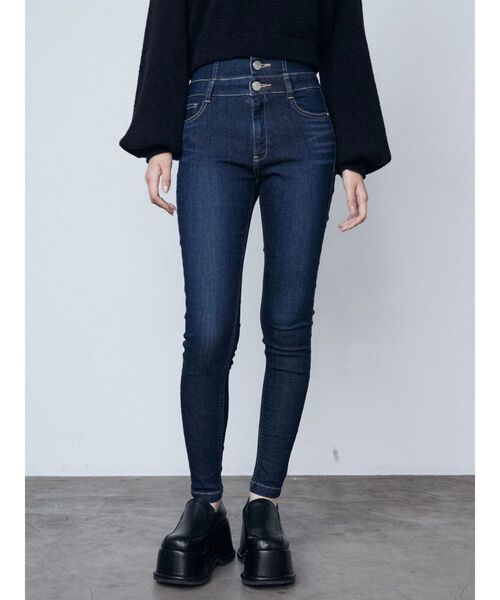 EMODA(エモダ)の「【ELDER】SYM H/W DENIM(デニムパンツ・レディース・ブラック/インディゴブルー・MEDIUM/SMALL/X-SMALL)」の9枚目の写真