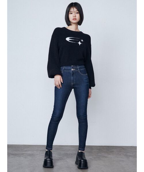 EMODA(エモダ)の「【ELDER】SYM H/W DENIM(デニムパンツ・レディース・ブラック/インディゴブルー・MEDIUM/SMALL/X-SMALL)」の13枚目の写真